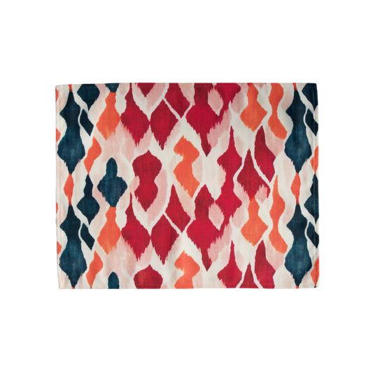 Stain Resistant Placemat - Tribal Ikat (rosa)